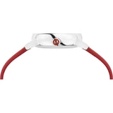 Mondaine Women's 'SBB' Swiss Quartz Stainless Steel and Leather Casual Watch