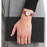 Mondaine Women's 'SBB' Swiss Quartz Stainless Steel and Leather Casual Watch