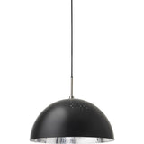 Mater Furniture Shade Light Pendant | Spun Aluminum/Black Powder Coated