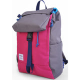 Hellolulu Sutton Drawstring Backpack | Pink/Dark Grey HLL-50110-PNK