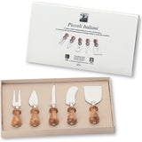 Coltellerie Berti Piccoli Italiani Cheese Set | Olive Wood Handles-501
