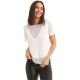 Koral Double Layer Tee | White