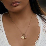 Awe Inspired Pomegranate Charm Necklace | Standard Cable Chain