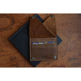 Kiko Leather Wing Fold Card Case | Brown