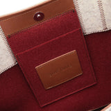 Graf Lantz Jaunt Tote | Rosewood & Heather White Felt / Sienna Leather 5201Rws