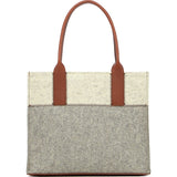 Graf Lantz Jaunt Petite Bag | Granite & Heather White Felt / Sienna Leather 5202Gs