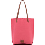 Graf Lantz Hana Tote | Coral Felt / Sienna Leather 5250Cls