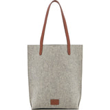 Graf Lantz Hana Tote | Granite Felt / Sienna Leather 5250Gs