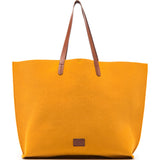 Graf Lantz Hana Boat Bag | Turmeric Felt / Sienna Leather 5251Tus