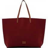 Graf Lantz Hana Boat Bag | Rosewood Felt / Sienna Leather 5251Rws
