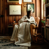 Moore & Giles Shearling Blanket | Chesnut