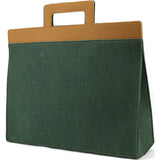 M.R.K.T. Henry Briefcase | Midnight Green/Coffee Brown 532041D