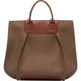 Graf Lantz Frankie Tote Bag | Cumin Felt / Natural Leather 5320Cus