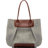 Graf Lantz Frankie Petite | Granite Felt / Sienna Leather 5326Gs
