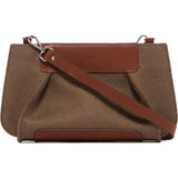Graf Lantz Frankie Baguette Clutch/Crossbody Bag | Cumin Felt / Sienna Leather 5328Cus