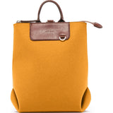 Graf Lantz Bedford Backpack | Mini Turmeric Felt / Sienna Leather 5339Tus