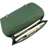 M.R.K.T. Mateo Briefcase | Midnight Green/Teak 534040D