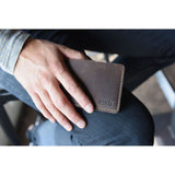 Kiko Leather Straight Cut Bifold Wallet | Brown