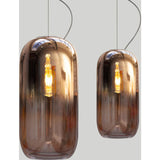Artemide Gople Mini Suspension Max | 7W E12 Chrome/Bronze Ext 15FT
