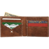 Kiko Leather X Bifold Wallet | Tan