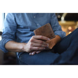 Kiko Leather X Bifold Wallet | Tan
