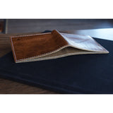 Kiko Leather X Bifold Wallet | Tan