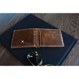Kiko Leather X Bifold Wallet | Tan