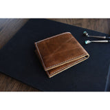 Kiko Leather X Bifold Wallet | Tan