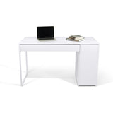 TemaHome Prado Office Desk | Pure White / White Lacquer 9500.052545