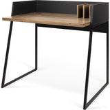 TemaHome Volga Desk | Walnut / Pure Black 165064-VOLGA