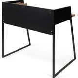 TemaHome Volga Desk | Walnut / Pure Black 165064-VOLGA
