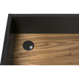 TemaHome Volga Desk | Walnut / Pure Black 165064-VOLGA