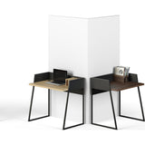 TemaHome Volga Desk | Walnut / Pure Black 165064-VOLGA