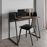 TemaHome Volga Desk | Walnut / Pure Black 165064-VOLGA