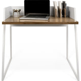 TemaHome Volga Desk | Walnut / Pure White 165064-VOLGA