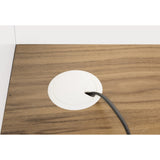 TemaHome Volga Desk | Walnut / Pure Black 165064-VOLGA