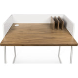 TemaHome Volga Desk | Walnut / Pure Black 165064-VOLGA