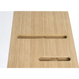 Temahome Harbour Desk | Pure White / Oak