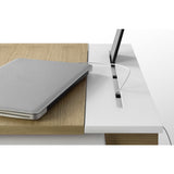 Temahome Space Desk | Oak/Pure White