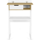 Temahome Space Desk | Oak/Pure White