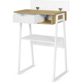 Temahome Space Desk | Oak/Pure White