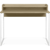 Temahome Rise Desk | Light Oak/White