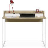 Temahome Rise Desk | Light Oak/White