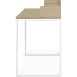 Temahome Rise Desk | Light Oak/White