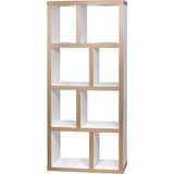 TemaHome Berlin 4 Levels Bookcase 70 Cm | Pure White / Plywood 118999-BERLIN470