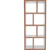 TemaHome Berlin 4 Levels Bookcase 70 Cm | Pure White / Plywood 118999-BERLIN470