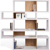 TemaHome London Composition Bookcase 2010-002 | Pure White Frame, Cork Backs 098020-LONDON2