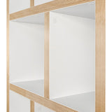 TemaHome Berlin 5 Levels Bookcase 70 Cm | Pure White / Plywood 118999-BERLIN570