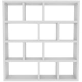 TemaHome Berlin 4 Levels Bookcase 150 Cm | Pure White 118999-BERLIN4150