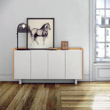 TemaHome Skin Sideboard | Oak / Pure White 9500.400254